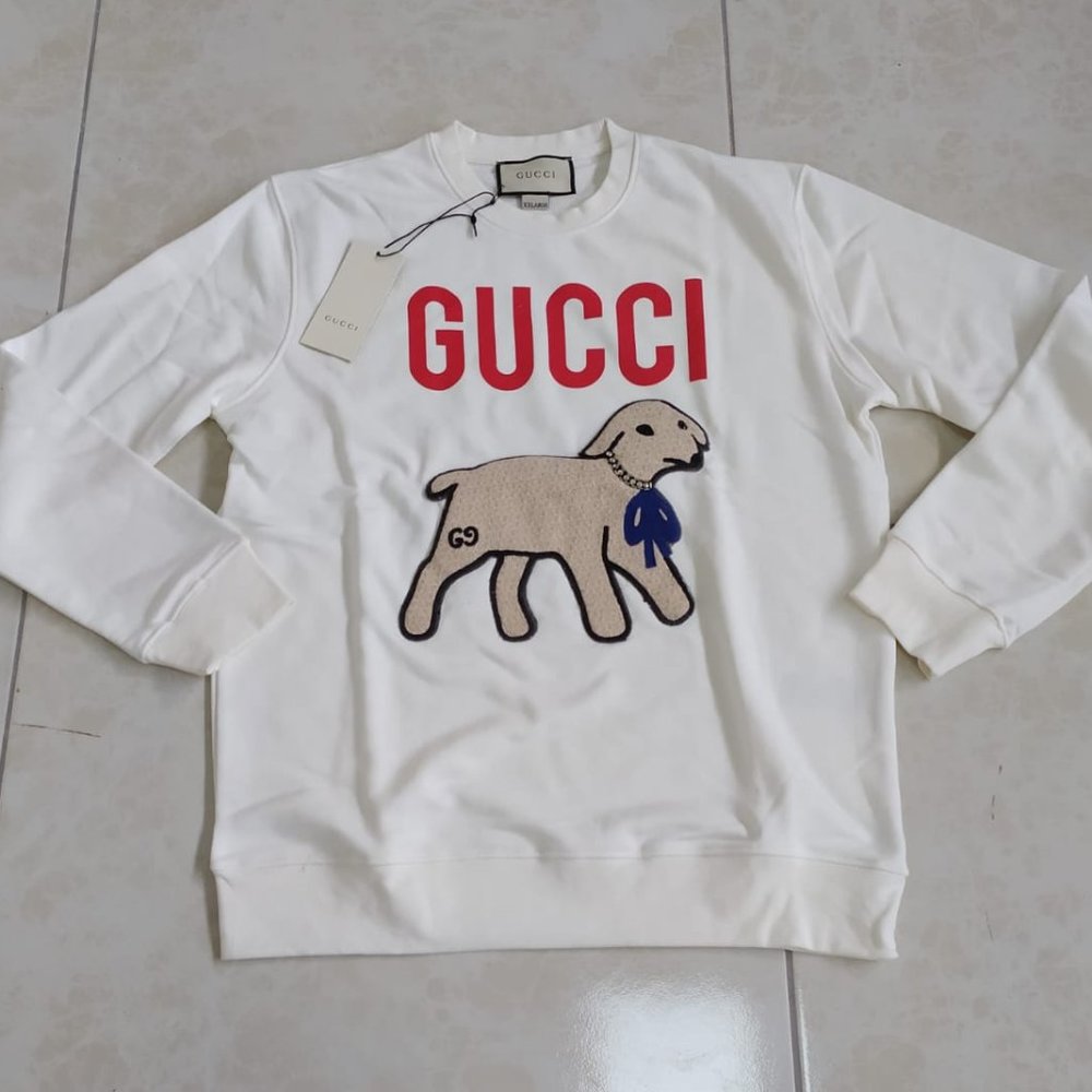 GUCCI MEN NEW MODEL SWEAT SHIRT SIZE M